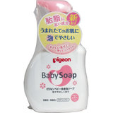 日本进口现货 贝亲 全身沐浴露婴儿儿童 洗澡液 500ml 泡沫花香型