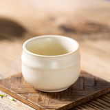 空空茶道白色陶瓷茶杯 普洱红茶杯子功夫茶具品茗杯 日式茶具白