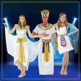 cosplay万圣节埃及艳后女郎服装成人国王皇后套装罗马公主王子服