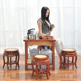 功夫茶几茶台茶桌椅组合仿古实木小方桌茶艺桌创意家具小茶几简约