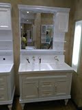 现代双盆浴室柜落地式带搓衣板玉石洗手洗脸盆洗衣台池柜组合阳台