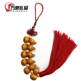 天然桃木小葫芦挂件 特色中国风小礼品礼物 家居工艺品挂饰饰品