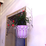 欧式铁艺阳台绿萝吊兰壁挂组装花架花盆架子壁挂创意新款特价包邮