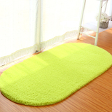 家用椭圆形地毯卧室可爱床边地毯可机洗客厅茶几长方形地毯可定制