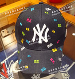 MLB专柜正品代购 春季出游遮阳彩色NY个性最新款棒球帽01533
