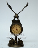 仿古机械古玩钟表 老式上弦古典钟表 小座钟 全铜欧式台钟