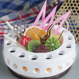 巧克力翻糖硅胶模具镂空三角形慕斯生日蛋糕装饰围边插件软模072