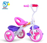 儿童三轮车1-3岁可折叠男女宝宝晃晃可骑小孩脚踏车新款玩具简易