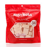 日本rosy rosa海绵化妆海绵吸水果冻化妆海绵棉块粉扑 五角型30个