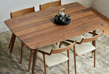美式LOFT实木餐桌创意咖啡桌椅铁艺复古电脑桌餐桌椅组合复古家具