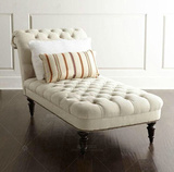 特价美式中小户型贵妃沙发卧室书房贵妃椅高档麻布创意躺椅沙发
