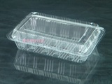 大一浅食品盒/透明塑料盒/一次性饭盒/寿司盒/包装/糕点盒/100只