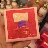 香港专柜 欧舒丹 玫瑰护肤皂 温和香皂 洁肤皂 75g 新款