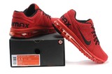男式气垫训练鞋运动跑鞋室内健身男鞋45 46 47红色大码品牌运动鞋