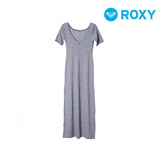【限量原单】ROXY澳洲出口 夏装新款针织连衣裙 修身棉麻长裙 女