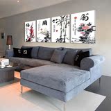 无框画中国风字画家居装饰画客厅现代挂画沙发背景墙壁画卧室墙画
