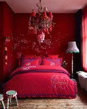 大红色个性结婚庆婚礼民族风个性床上用品四件套中国风纯棉4件套