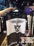 【韩国正品代购】英国潮牌BOY LONDON短袖网纱T恤B52TS35F89