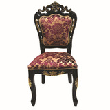 欧式餐椅现代简约实木椅子软包布艺欧式复古酒店实木餐椅厂家直销