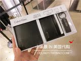 <上海现货>美国代购Calvin Klein CK男士短款钱包卡包钥匙扣礼盒