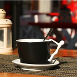 陶瓷咖啡器 高档咖啡杯带勺碟情侣杯挽回杯下午茶杯马克杯礼盒装