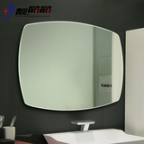 靓晶晶DIY粘贴墙镜 洗手间镜子挂墙浴室镜子 壁挂无框厕所镜子