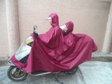 超大号雨衣电动车单人摩托车雨披女装大码双人2母子加长加大加厚