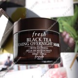 15年新品黑罐 美国代购fresh黑茶红茶紧致睡眠面膜100ML 孕妇可用