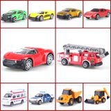 英国HTI原装1：64合金汽车模型仿真玩具车跑车合金玩具车模惯性车