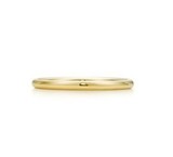 香港正品代购Tiffany男款戒指 蒂芙尼1.7mm18K黄金情侣款结婚戒指
