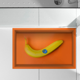 佩格3D防滑地面贴餐厅地砖装饰贴画浴室防水贴纸厨房防滑地贴香蕉