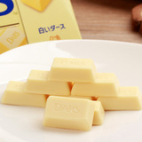 日本原装进口零食 森永DARS牛奶白巧克力(白色装)清新丝滑12粒42g