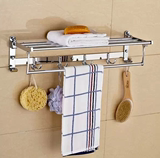 h卫浴挂件不锈钢折叠浴架毛巾架卫生间置物架挂件毛巾杆