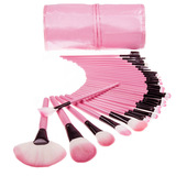 【天天特价】32支化妆刷套装+粉色刷包 彩妆化妆工具套刷美妆全套