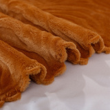 厚保暖剪花法兰绒枕头巾双人情侣枕巾1条合雨珊瑚绒枕巾超柔加