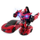 星辉/RS战警遥控车 一键变形遥控汽车男孩儿童玩具机器人玩具车