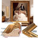 实木油画框婚纱相框定做油画外框欧式豪华实木框家具客厅家装装饰