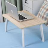 折叠桌床上电脑桌懒人桌小桌子 床上书桌 亮光苹果木