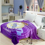 皇马 C罗 足球迷用品纪念品生日礼物 床上用品绒毛毯床单空调被