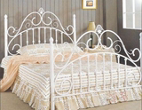 多省包邮铁艺床双人床1.8 1.5 1.2米儿童床白色公主床铁床结婚床