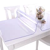 热卖软玻璃加厚PVC桌布防水防烫塑料台布餐桌垫茶几垫透明磨砂水