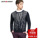 JackJones杰克琼斯男装春季纯棉圆领套头针织衫毛衣E|216124006