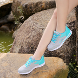 女鞋休闲鞋夏季网面透气跑步鞋女士运动鞋防滑平底板鞋旅游鞋A361