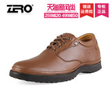 Zero零度男鞋正品头层皮舒适隐形内增高鞋日常休闲皮鞋98327