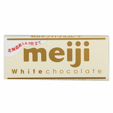 日本进口 明治meiji White chocolate 白巧克力片装40g/4184