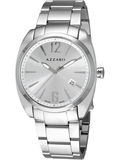 5折美国进口代购2015 Azzaro Seventies 银色表盘不锈钢男士手表