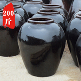 宜兴厂家直销100公斤正宗甲级黑釉酒坛可发酵大酒缸。不包邮！