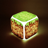 Minecraft 我的世界游戏 钻石矿 JJ怪 苦力怕 多功能模型闹钟夜灯