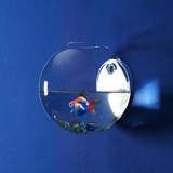 创意设计玻璃鱼缸立体3d墙贴壁挂墙饰新居礼物家居客厅装饰