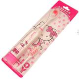 hello kitty日本儿童小孩卡通电动牙刷 超声波成人自动牙刷送刷头